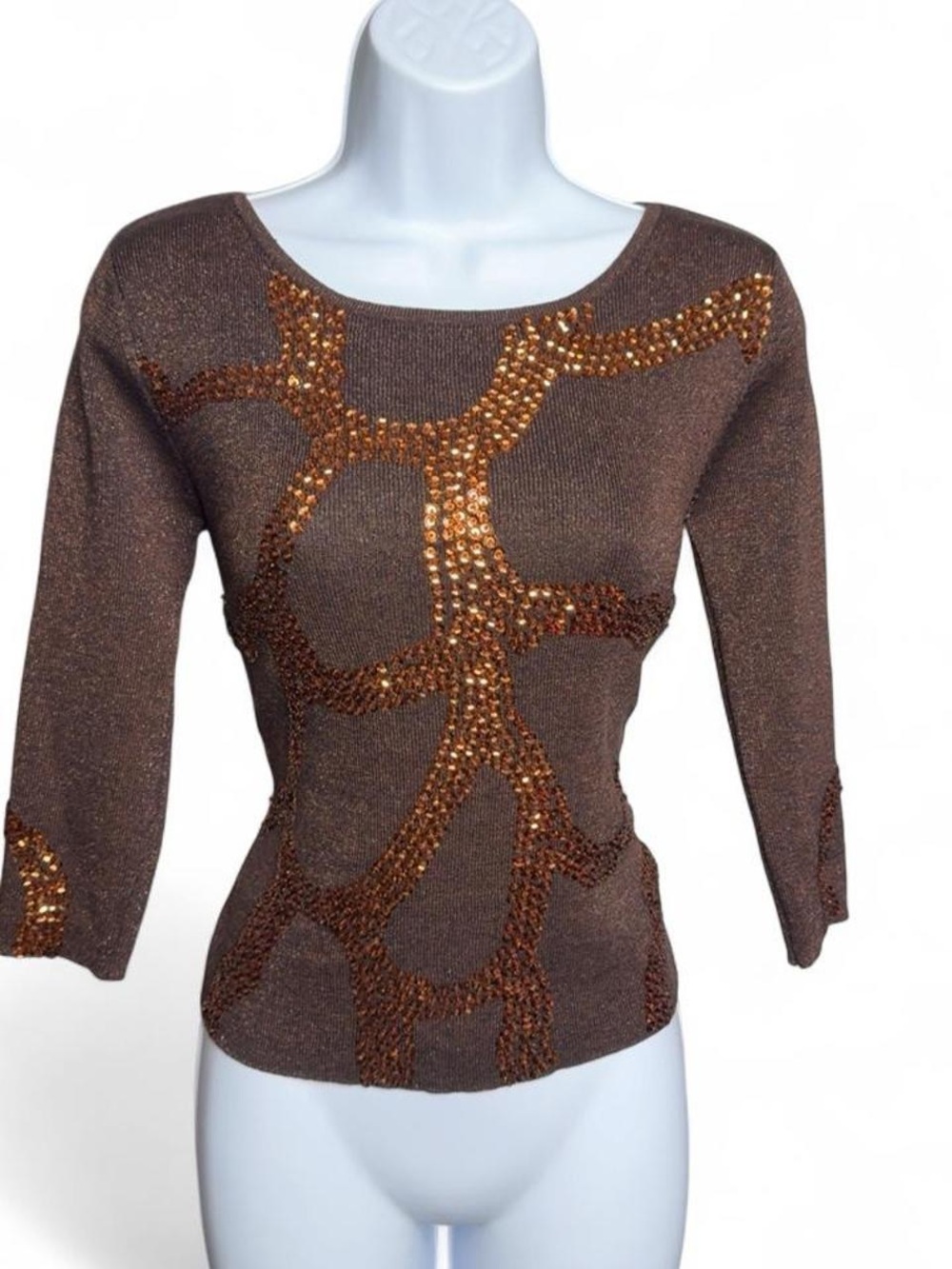Joseph A silk and sequence top